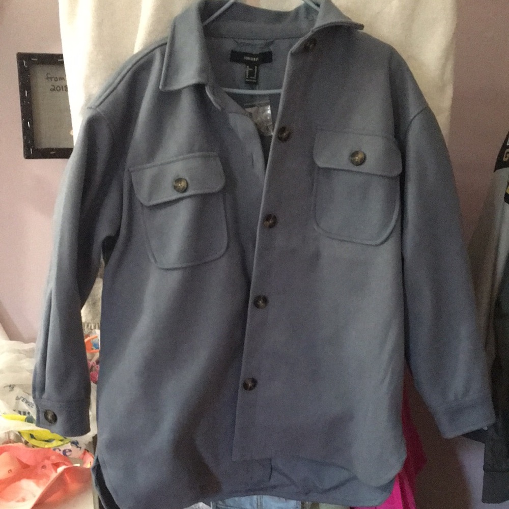 Brand New Forever 21 Woman’s Yale-Blue Jacket